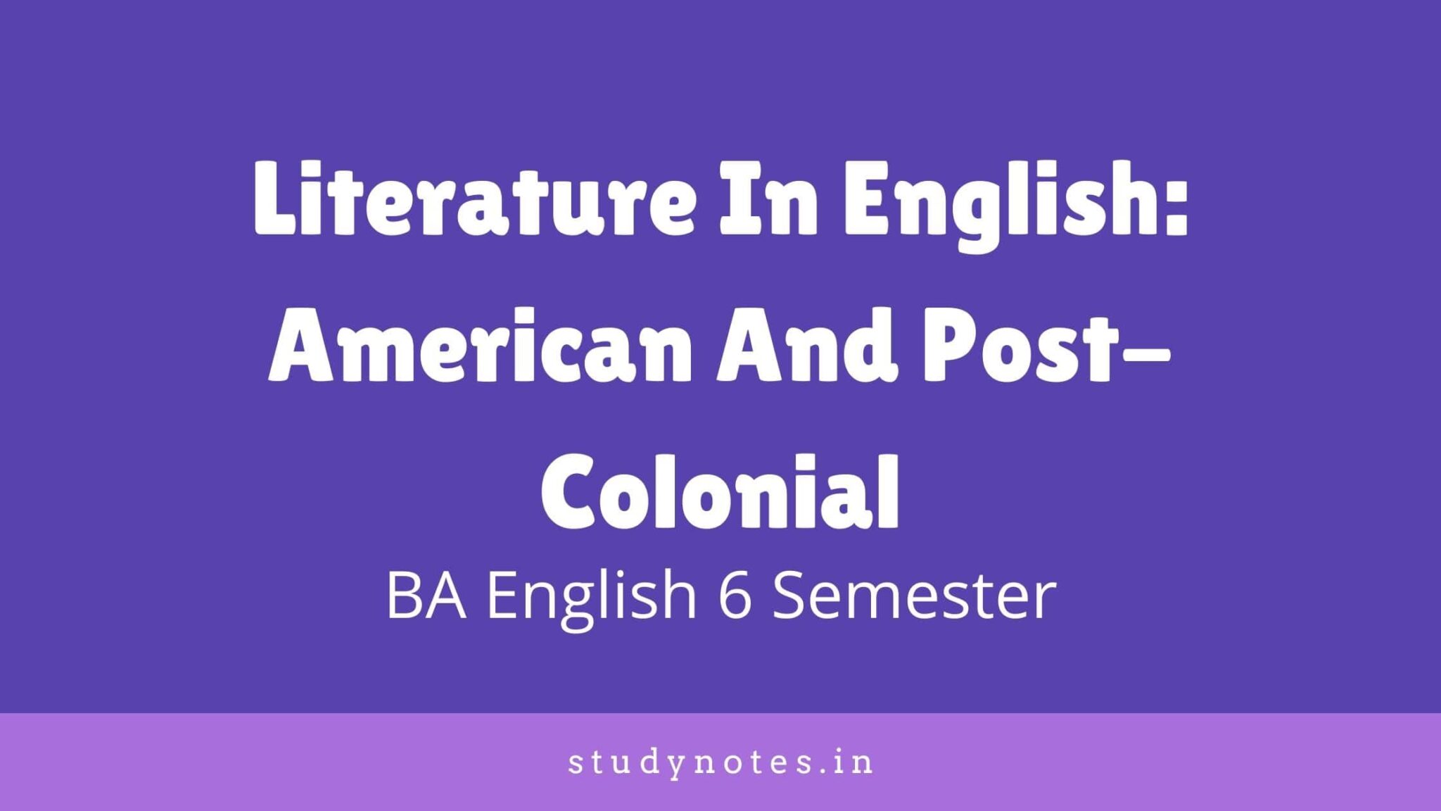 Ba english literature in english previous question paper studynotes