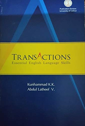 Buy Transactions Essential English Language Skills E-Book Calicut University