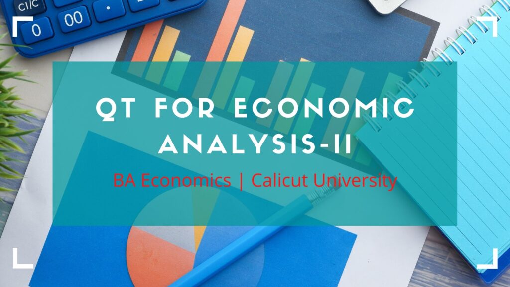 Quantitative Method For Economic Analysis-II Previous Question Paper